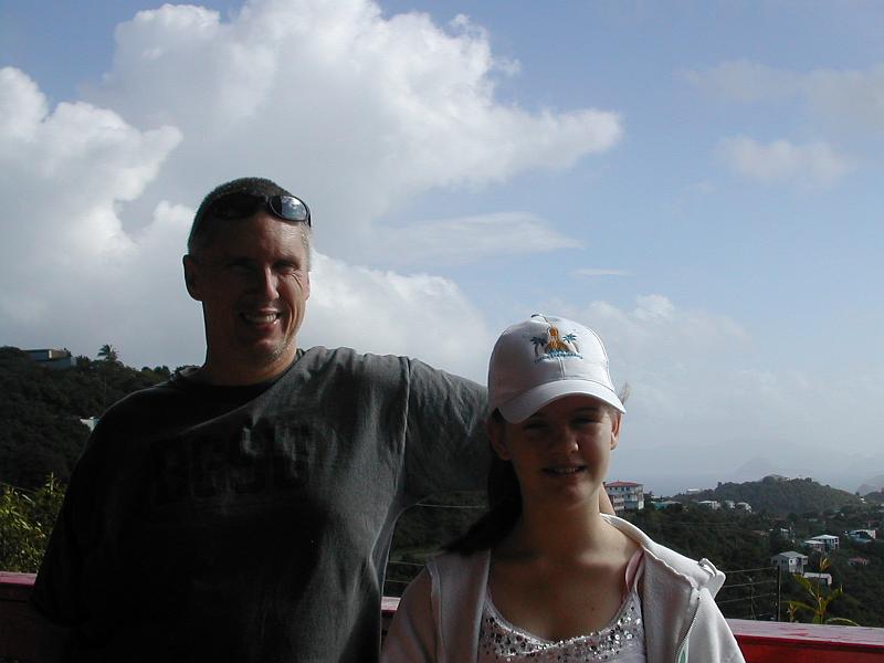DSCN5102.JPG - Dad and Courtney at a tourist stop on St. Thomas